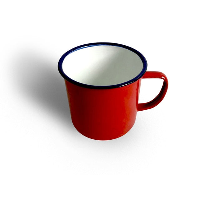 Nostalgic Metal Coffee Mug