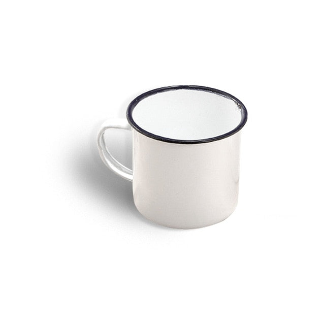 Nostalgic Metal Coffee Mug