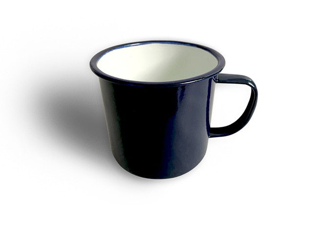 Nostalgic Metal Coffee Mug