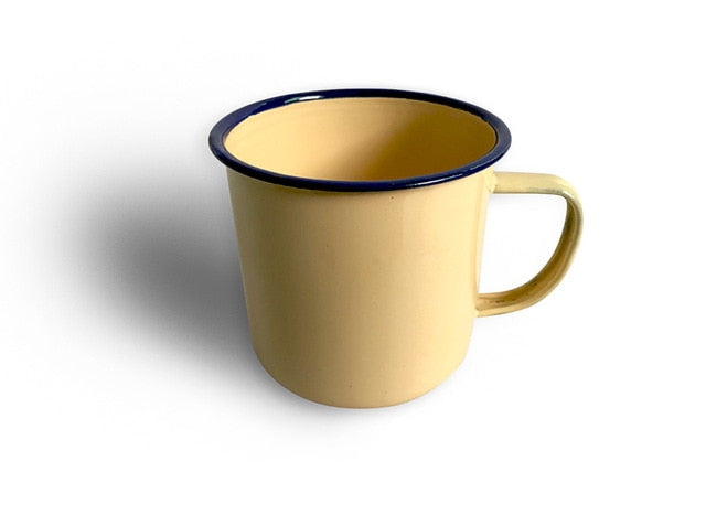 Nostalgic Metal Coffee Mug