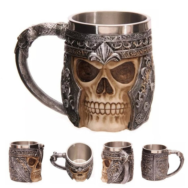 Viking Skull Coffee Mug