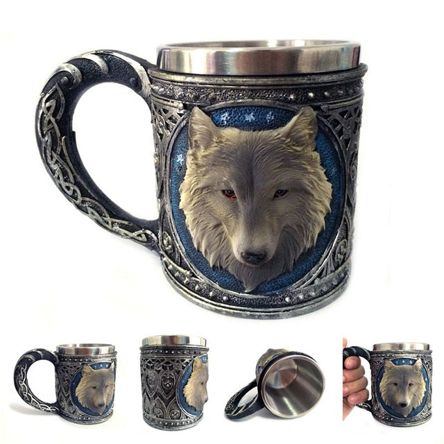 Viking Skull Coffee Mug